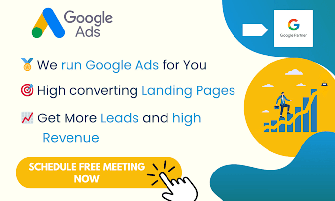 Gig Preview - Do landing pages and run google ads