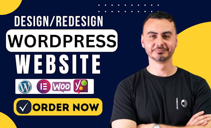 Gig Preview - Create responsive wordpress website design or website redesign