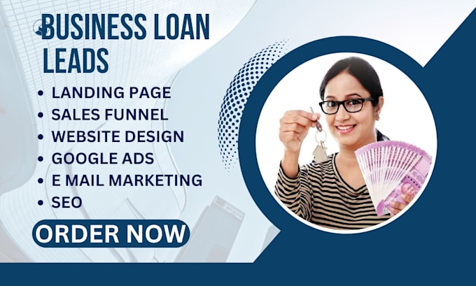 Gig Preview - Generate mca leads business loan leads mca business leads loan leads mca website