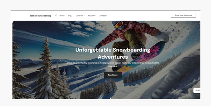 Gig Preview - Design snowboard shopify store snow gear store surfboard store skateboard store