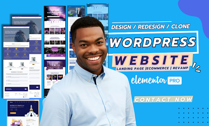 Gig Preview - Create wordpress elementor or redesign elementor website for business in 78hrs