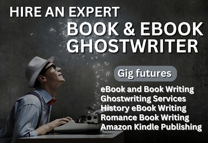 Gig Preview - Book writing ghostwriter history ebook writing romance book amazon kindle