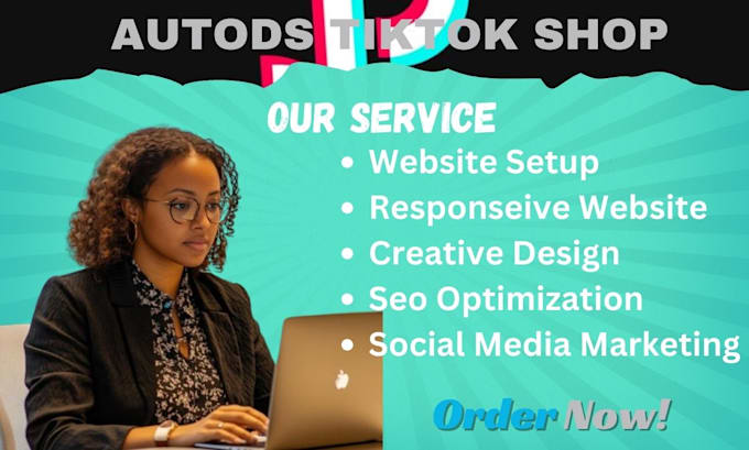 Gig Preview - Build shopify dropshipping store website autods dsers plus tiktok shop