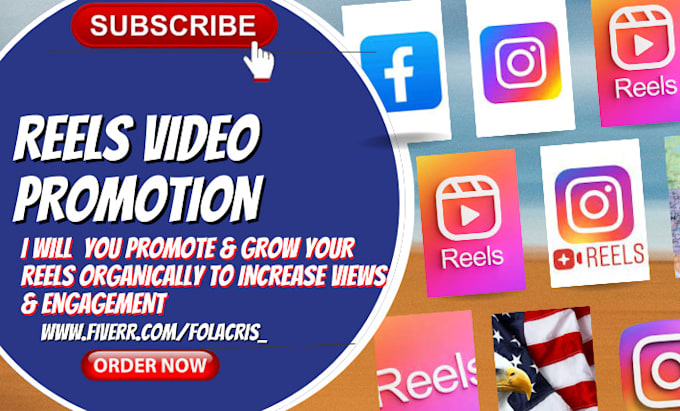 Gig Preview - Promote boost facebook instagram reels video, reels music short video promotion