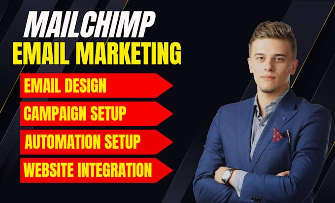 Gig Preview - Your email marketing mailchimpexpert for your business