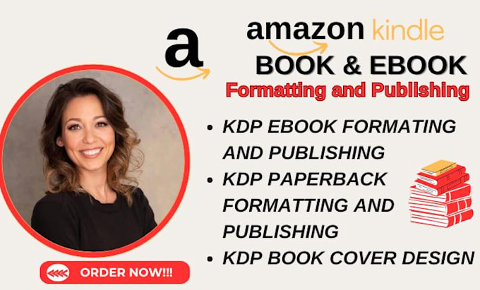 Gig Preview - Format your book for  amazon kindle ebook or amazon KDP paperback publishing