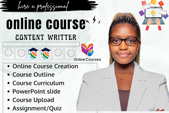 Bestseller - create online course content training manual lesson plan ppt course creation