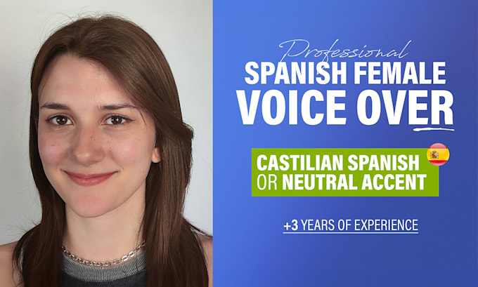 Gig Preview - Record a professional spanish voice over