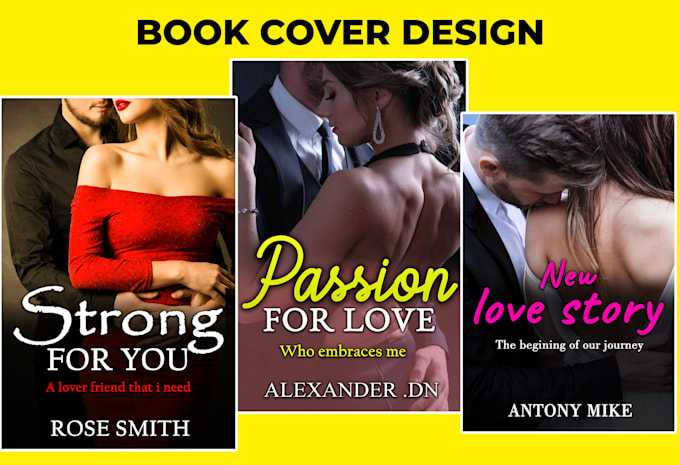 Gig Preview - Fantasy book, romance book cover, and ebook cover design