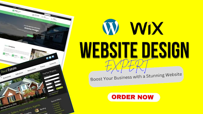 Gig Preview - Create wix and wordpress websites with ai chatbot wix studio and API integration