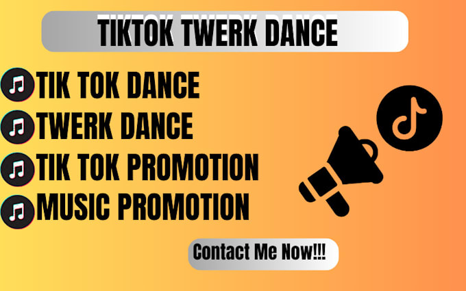 Gig Preview - Do tik tok dance video, twerk dance, hip hop dance video to promote your music