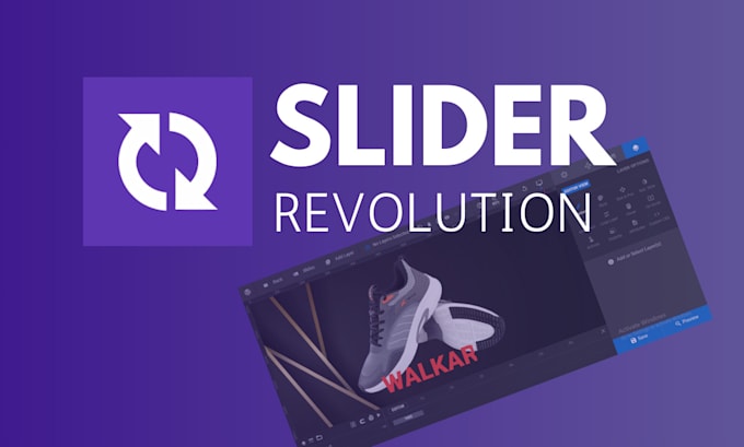 Gig Preview - Design animated sliders for wordpress with slider revolution