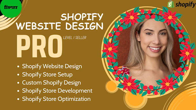 Gig Preview - Do professional custom shopify website design ecommerce dropshipping store setup