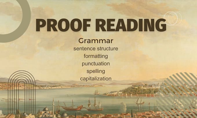 Gig Preview - Proofread and copyedit your thesis, novels and documents