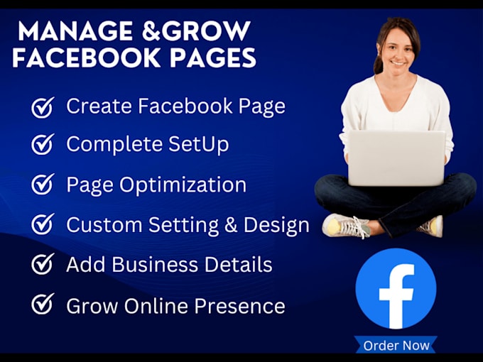 Gig Preview - Do facebook business page create and setup, fan page , social media accounts