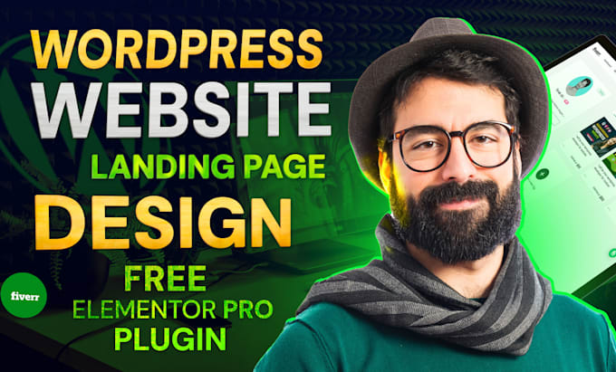 Gig Preview - Build wordpress website development, wordpress blog website or wordpress website