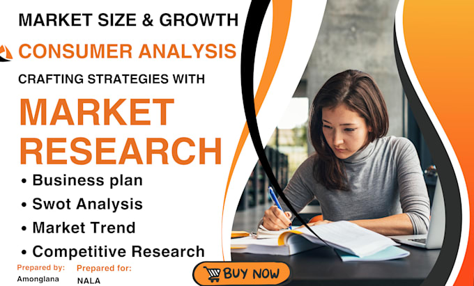 Gig Preview - Conduct market research, swot and competitor analysis,business plan,market trend