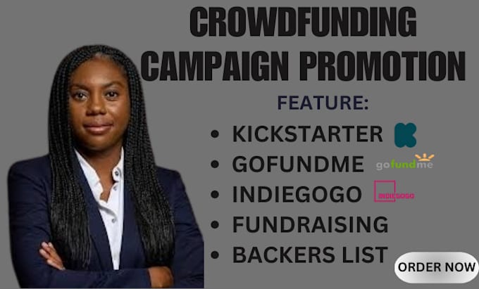 Bestseller - do crowdfunding campaign promotion for kickstarter gofundme and indiegogo