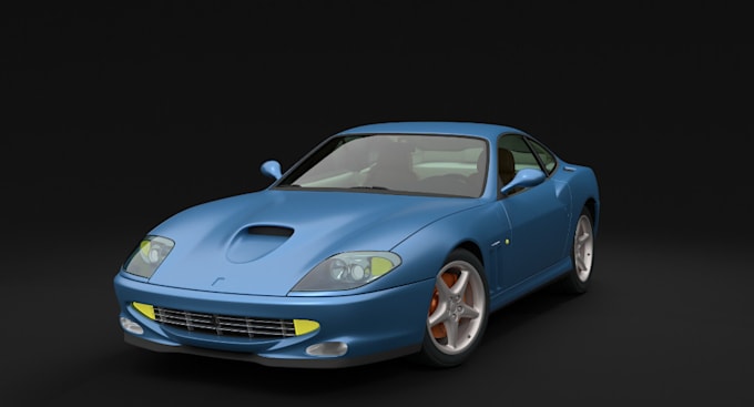 Gig Preview - Remodel 3d car interior and exterior, sport car pbr texturing, lego car design