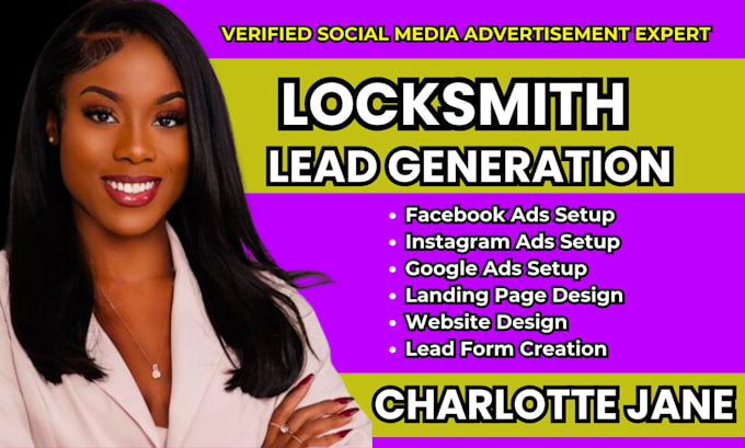 Gig Preview - Locksmith leads locksmith facebook ads locksmith google ads locksmith video ads