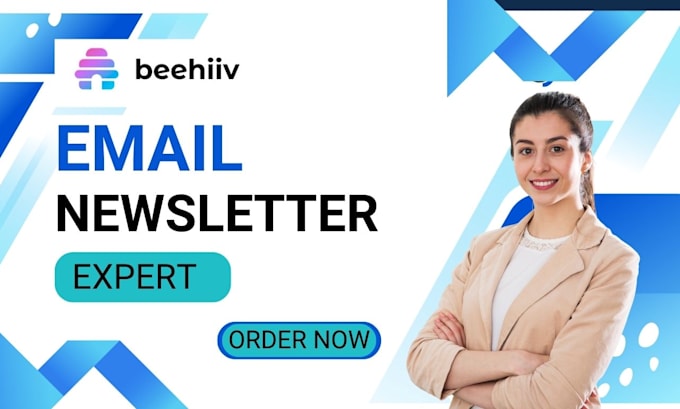 Gig Preview - Setup beehiiv newsletter template beehive landing page beehiiv ai newsletter