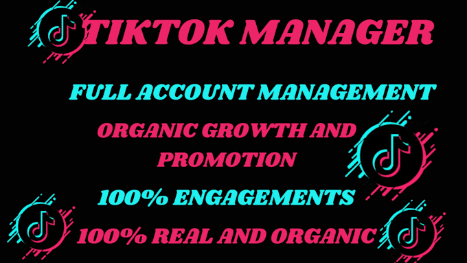 Gig Preview - Manage tiktok marketing, help to promote and grow your followers organically