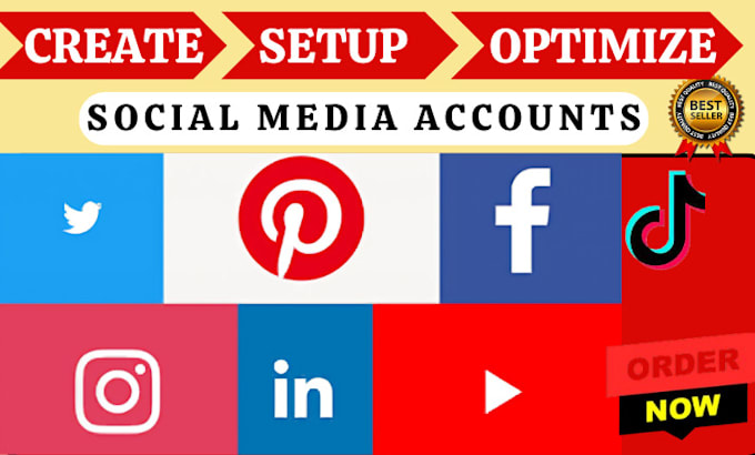 Bestseller - create setup and optimize your social media accounts and business pages