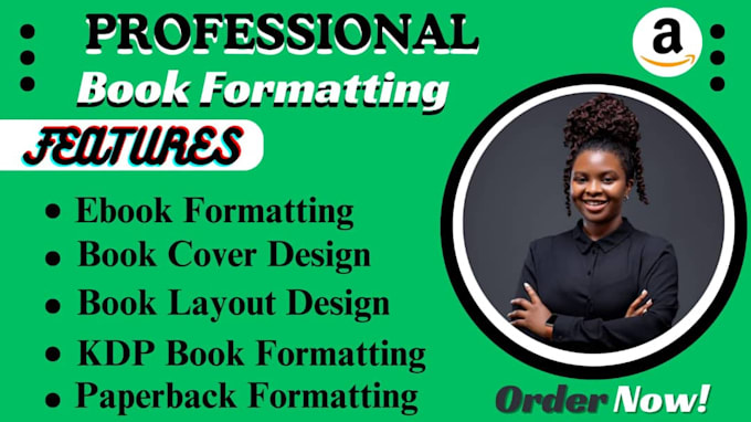 Gig Preview - Do ebook formatting amazon kdp book publishing amazon book promotion book design