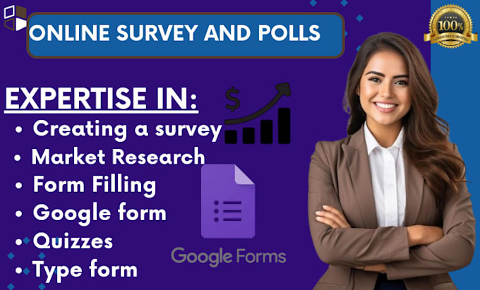 Gig Preview - Create online survey google form questionnaire and polls