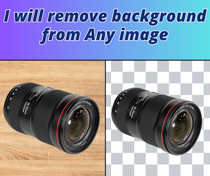 Gig Preview - Remove background from any image