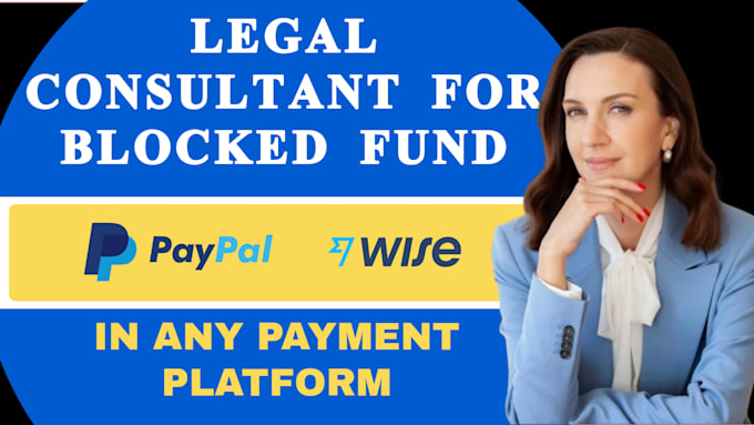 Bestseller - obtain your blocked funds back from sites like paypal, wise, stripe, and more