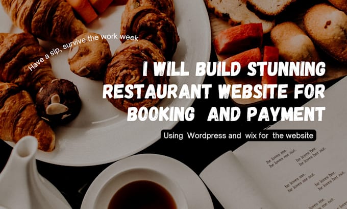 Gig Preview - Do a restaurant website chef  catering web on wix wordpress