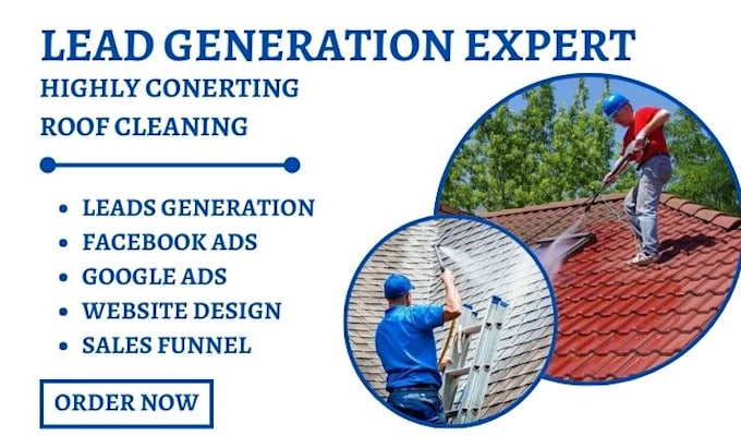 Gig Preview - Generate roof cleaning leads solar leads solar panel cleaning leads