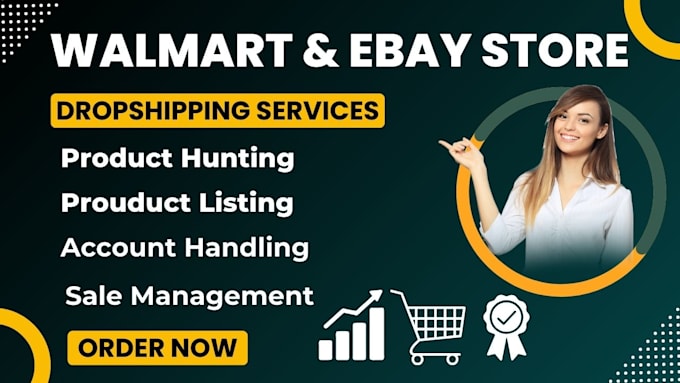 Gig Preview - Walmart and ebay seller account setup approval and optimization services