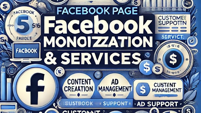 Gig Preview - Do complete facebook page monetization organically