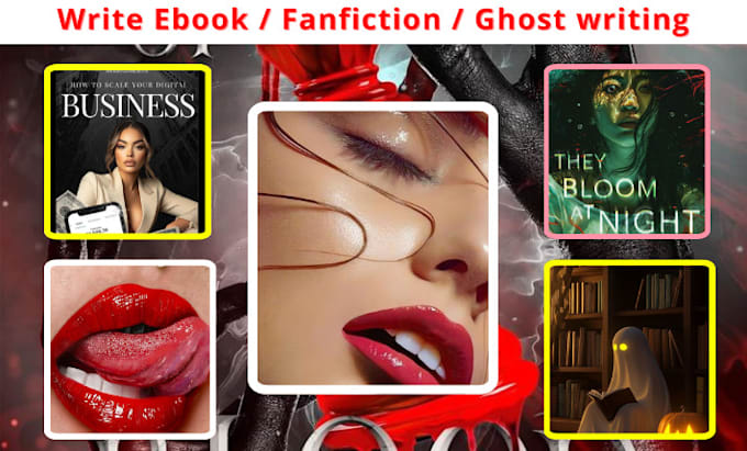 Gig Preview - Be your ebook fanfiction ghost book writer non fiction fantansy story writing