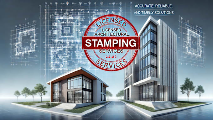 Gig Preview - Do architectural stamp, pe stamp, mep stamp, sign and seal for USA city permit