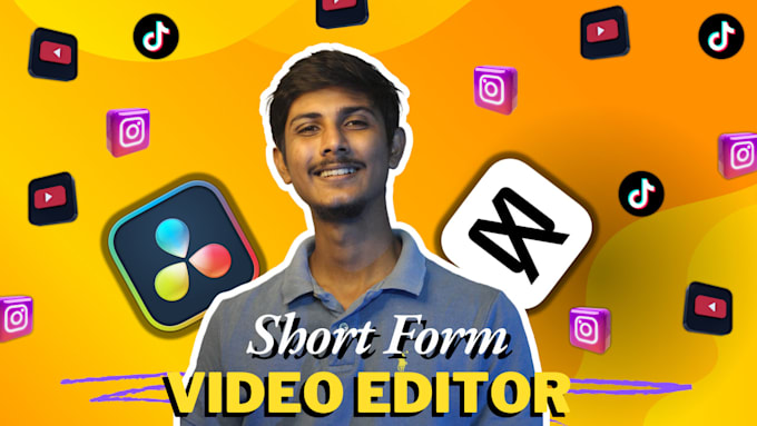 Gig Preview - Be your short form video editor for social media content