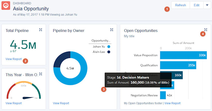 Gig Preview - Report salesforce admin salesforce lightning salesforce developer zoho hubspot