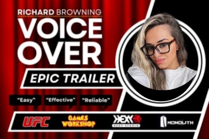 Gig Preview - Create a voice over in an epic deep movie trailer voice