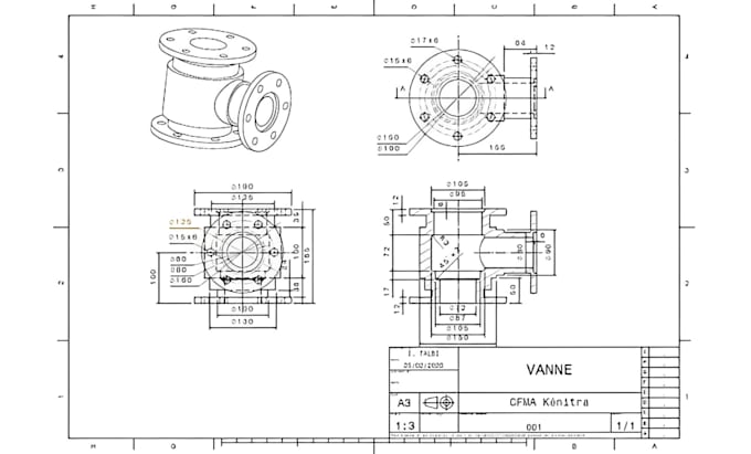 Gig Preview - Draft your furniture to technical shop drawing autocad