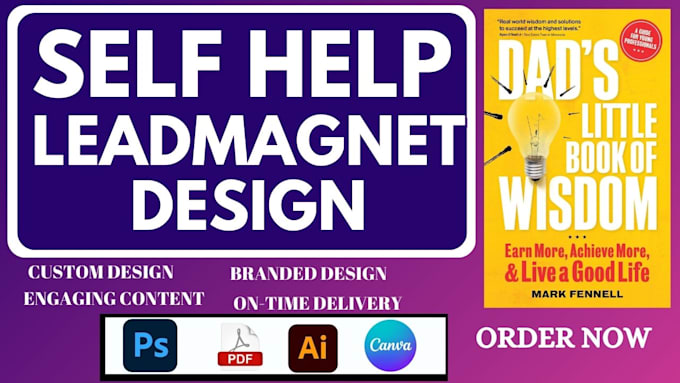 Bestseller - design self help lead magnet motivational ebook personal development lead magnet