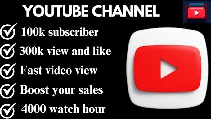 Gig Preview - Do complete youtube channel monetization promotion