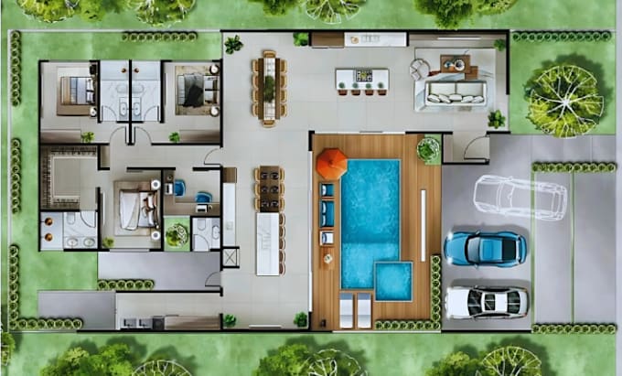 Gig Preview - Architectural floor plan and city permit drawing in autocad