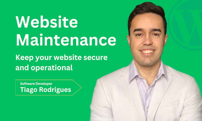 Gig Preview - Provide expert website maintenance, support, and  updates for your site security