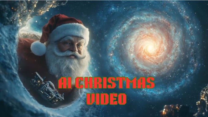 Gig Preview - Create stunning ai animated christmas videos for you