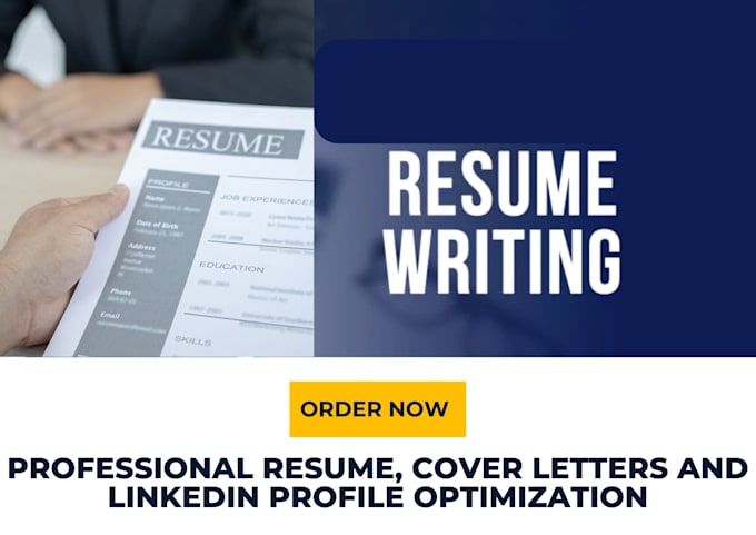 Gig Preview - Write your professional ats resume, cv, cover letters, optimize linkedin profile