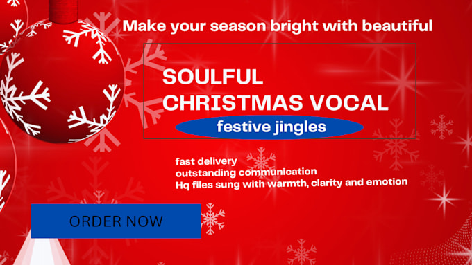 Gig Preview - Write sing your christmas music remake holiday songs jingle bell female pop