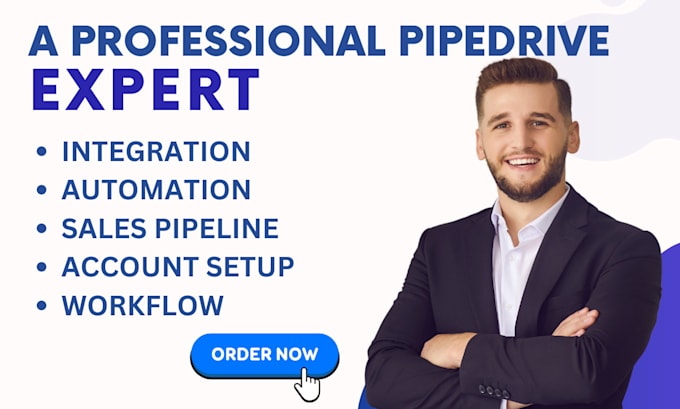 Gig Preview - Setup pipedrive sales pipeline automation, integration for real estate crm