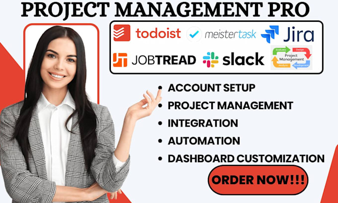 Bestseller - setup jobtread meistertask todoist slack workflow jira virtual assistant notion